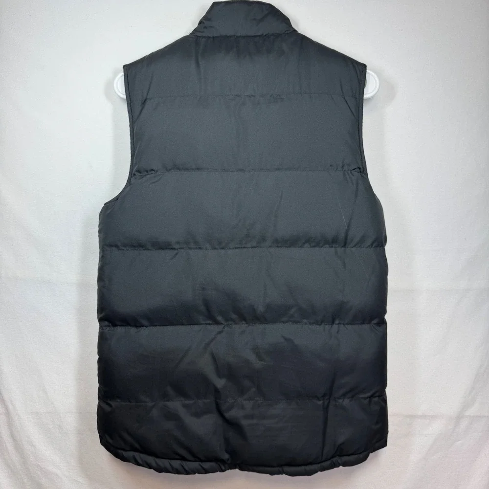 Cherokee Women's Puffer Vest‎ Reversible Black Gray Camo Sz Large 12/14
